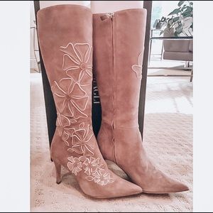 Bruno Magli Mauve 'Mustiola' Heeled Boot